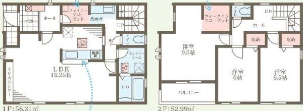 富田林市錦織北2丁目1号棟　新築戸建