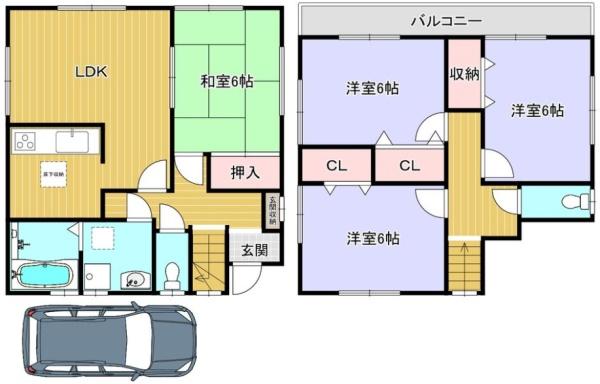 松原市高見の里２丁目の中古一戸建て