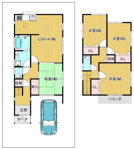 堺市西区上の中古一戸建て