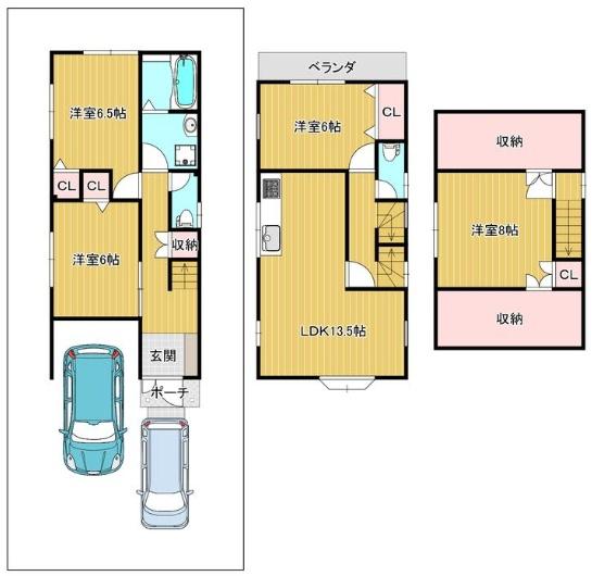 堺市中区深井中町　中古戸建