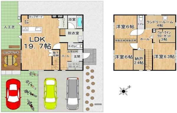 堺市美原区さつき野西3丁　中古戸建