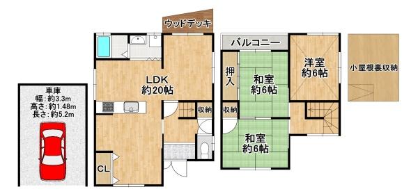 藤井寺市沢田４丁目の中古一戸建て