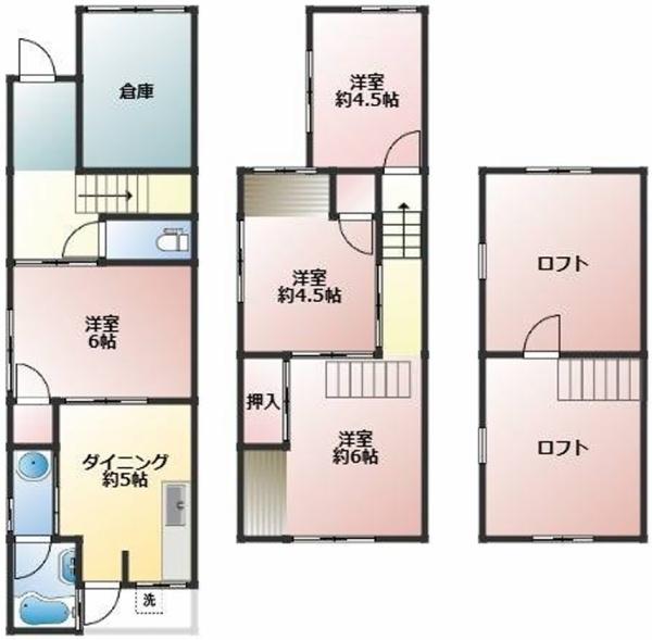 松原市河合3丁目　中古戸建