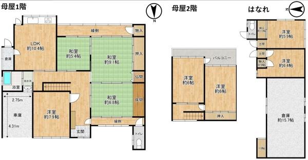 堺市北区中村町　中古戸建