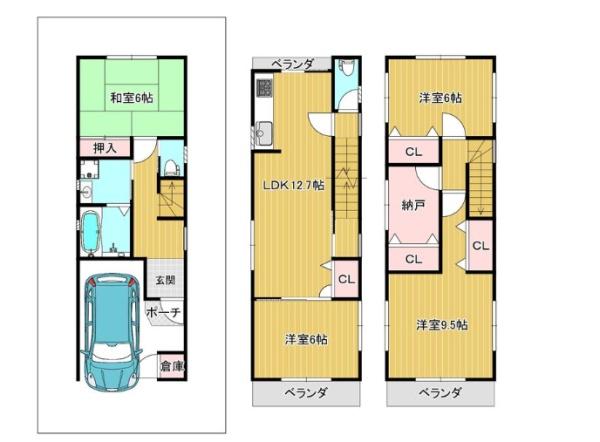 堺市堺区南旅篭町西２丁の中古一戸建て