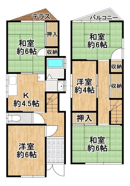 堺市東区高松の中古一戸建て