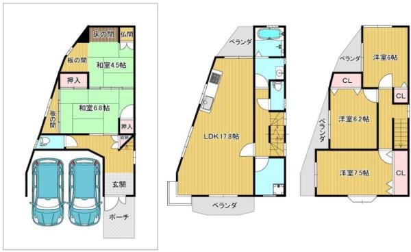 堺市東区野尻町の中古一戸建て