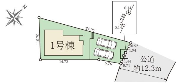 堺市南区庭代台1丁3期1号棟　新築戸建