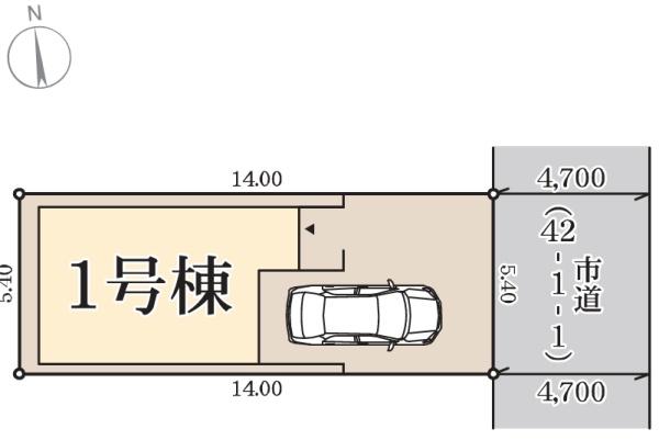 堺市堺区石津町3丁4期1号棟　新築戸建