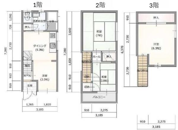 松原市一津屋1丁目　中古戸建