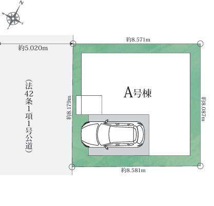 堺市東区高松A号棟　新築戸建