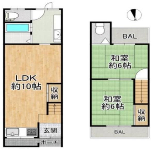 大阪市住之江区北加賀屋1丁目　中古戸建