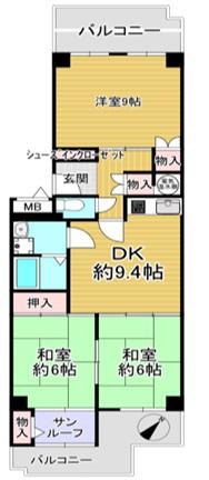 エバーグリーンポートタウン11号棟B