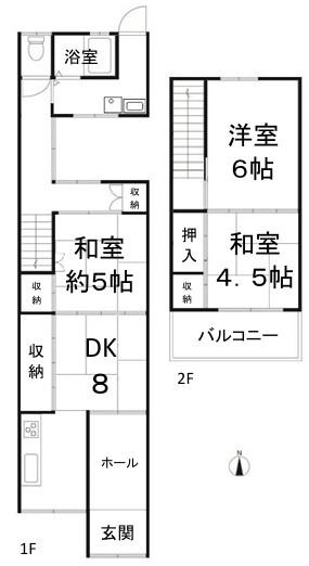 大阪市生野区林寺５丁目の中古一戸建て