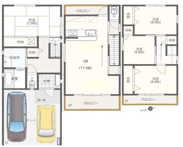 大阪市住之江区西加賀屋2丁目　中古戸建