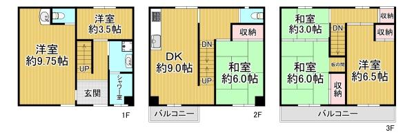 東大阪市三ノ瀬1丁目　中古戸建