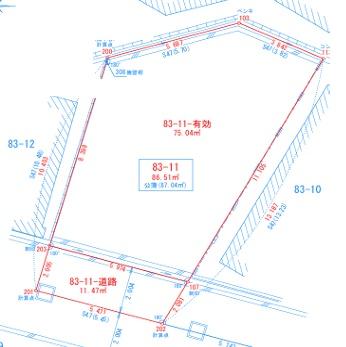 大阪市阿倍野区北畠3丁目　売土地