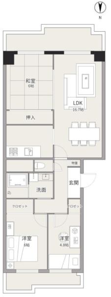 南港フローラルハイツ22号棟