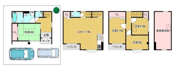 大阪市生野区巽中2丁目　中古戸建