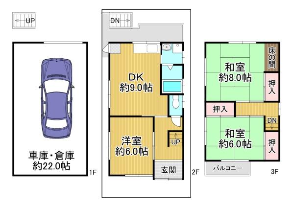 大東市寺川4丁目　中古戸建