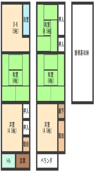 大阪市住吉区庭井1丁目　中古戸建