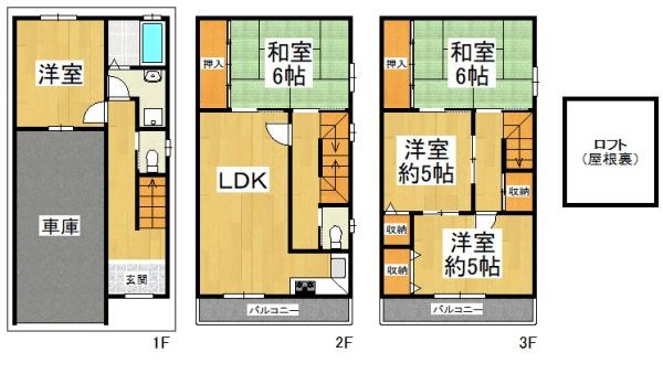 大阪市住之江区粉浜西２丁目の中古一戸建て