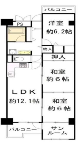 近鉄南港ガーデンハイツ21号棟