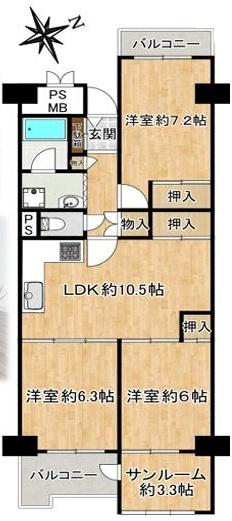 近鉄南港ガーデンハイツ24号棟