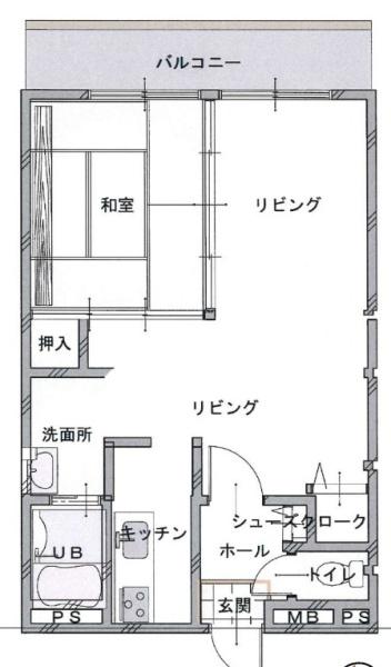 東部コーポ住宅1号棟