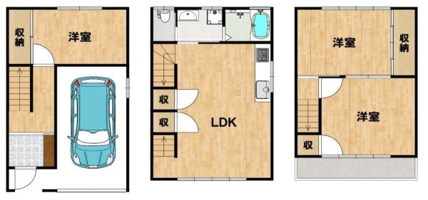 大阪市東住吉区杭全8丁目　中古戸建
