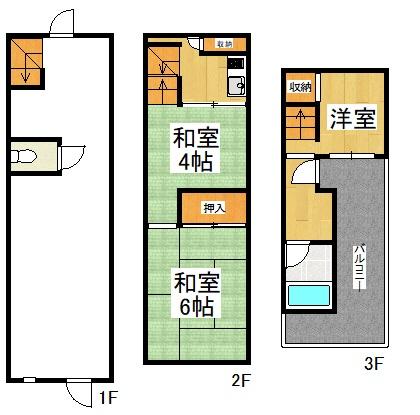 大阪市阿倍野区松虫通1丁目　店舗付き中古戸建