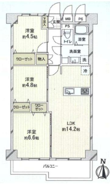 新北島コーポ４号棟