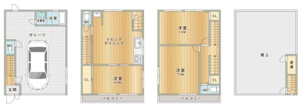 大阪市生野区桃谷5丁目 中古戸建