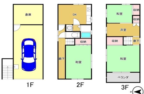 大阪市住之江区西加賀屋4丁目　中古戸建