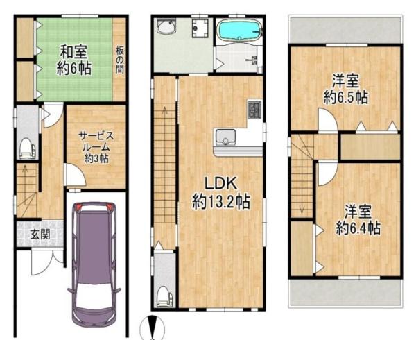 大阪市平野区平野本町４丁目の中古一戸建て