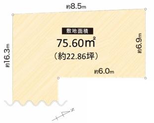 大阪市阿倍野区桃ケ池町1丁目　A号地　売土地