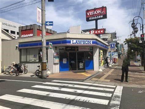 大阪市天王寺区松ケ鼻町の土地(ローソン大阪警察病院店)