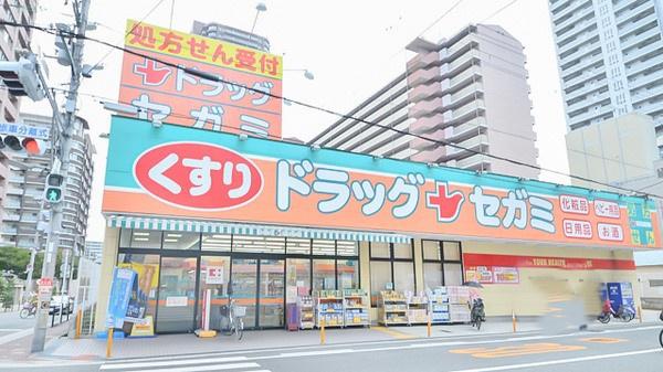 大阪市天王寺区松ケ鼻町の土地(ドラッグセガミ上本町店)