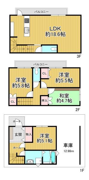 大阪市住之江区粉浜西2丁目　中古戸建
