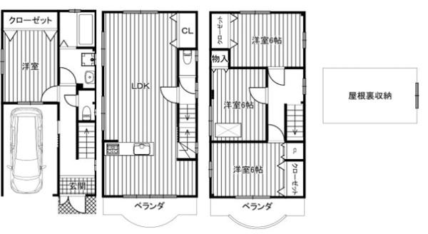 大阪市住之江区西加賀屋3丁目　中古戸建