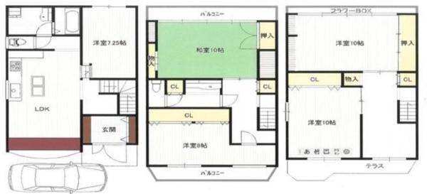 大阪市住吉区長居東3丁目 中古戸建