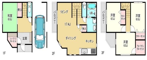 大阪市西成区岸里東1丁目　中古戸建