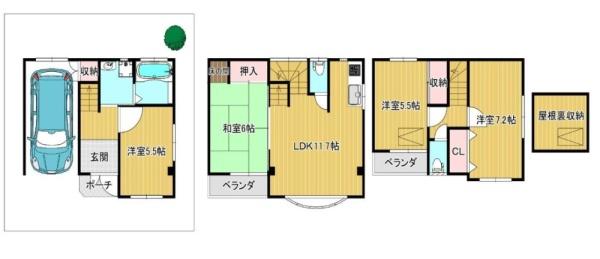 大阪市西成区聖天下2丁目 中古戸建