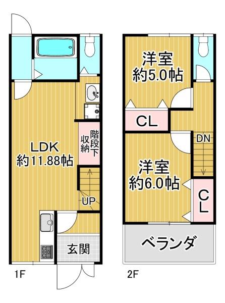 生野区勝山南2丁目　中古テラス