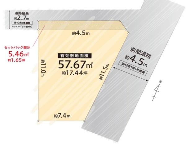 大阪市東成区玉津３丁目の土地