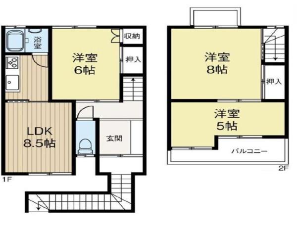 大阪市阿倍野区北畠3丁目　中古戸建