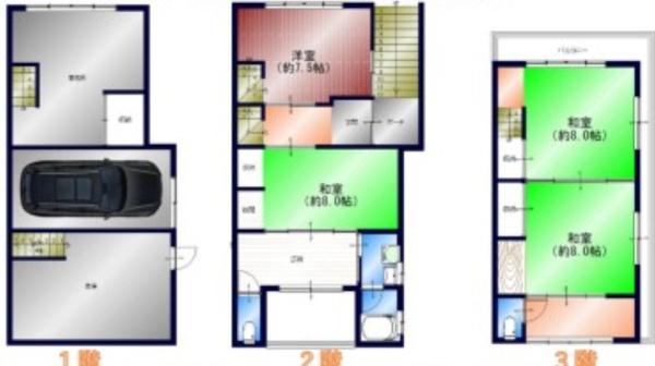 大阪市西成区天下茶屋１丁目の中古一戸建て