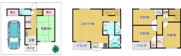 大阪市東住吉区鷹合2丁目　中古戸建