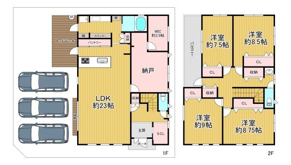 大阪市平野区瓜破東８丁目の中古一戸建て