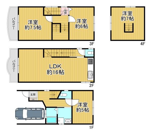 大阪市西成区南津守3丁目　中古戸建